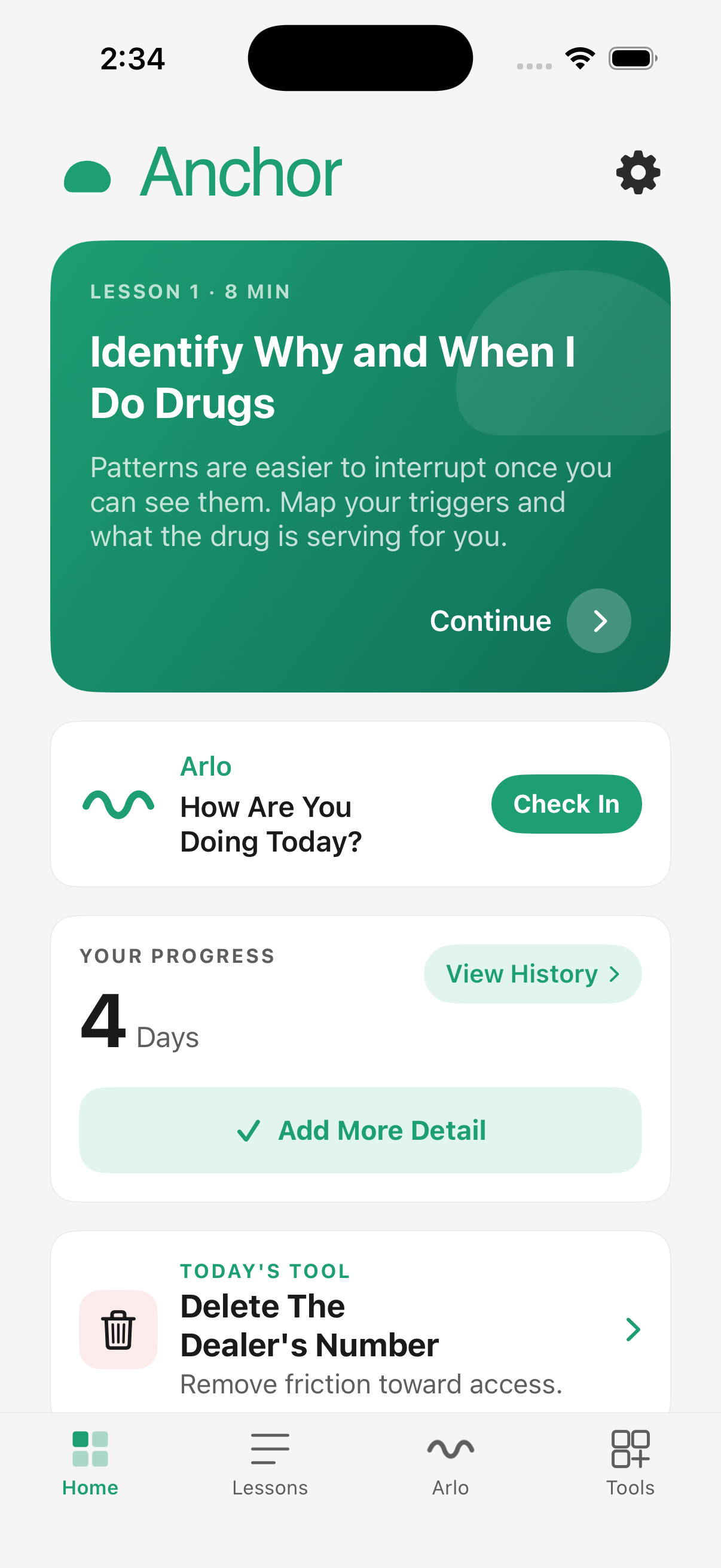 nix home screen